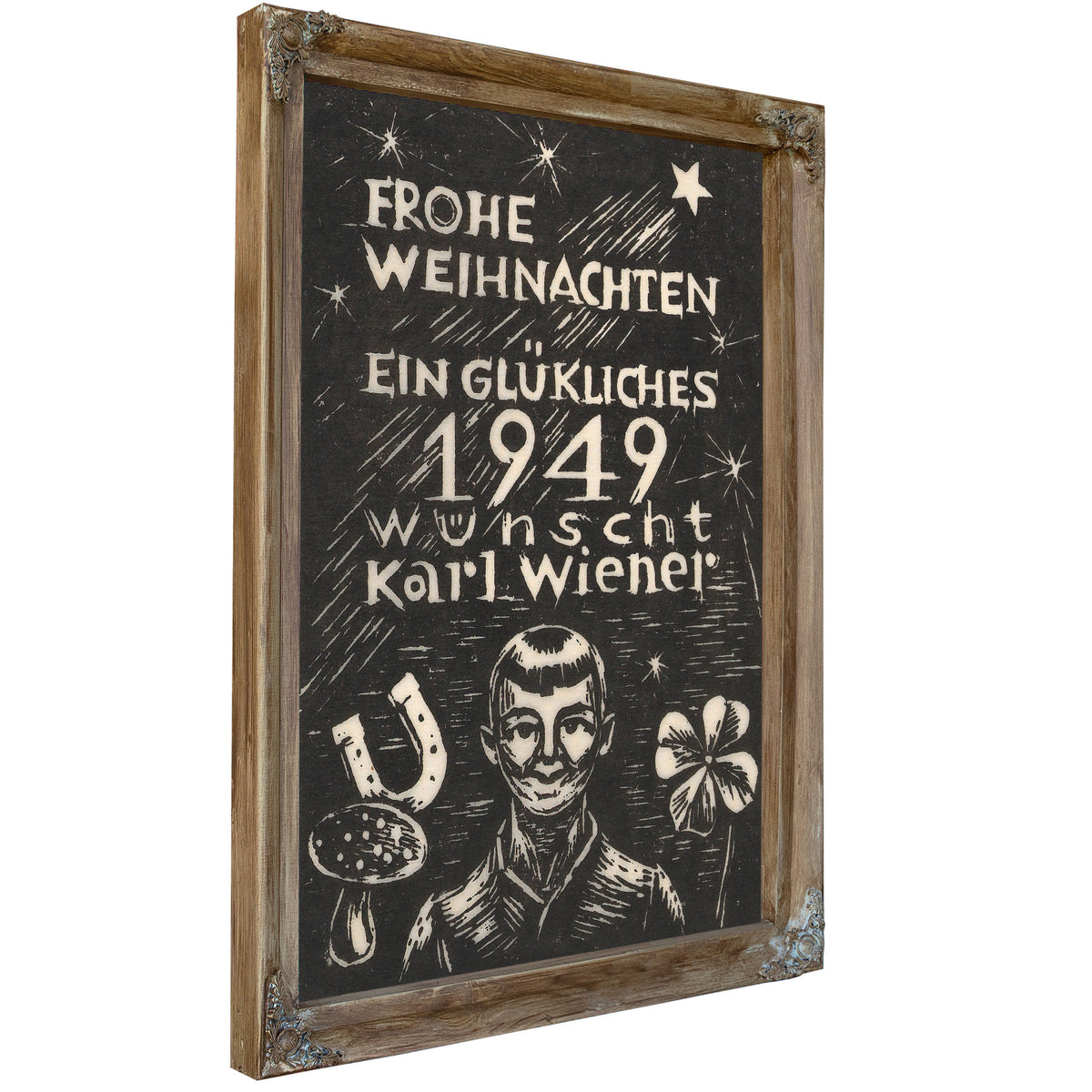 Frohe Weihnachten Ein Gluckliches 1949 By Karl Wiener