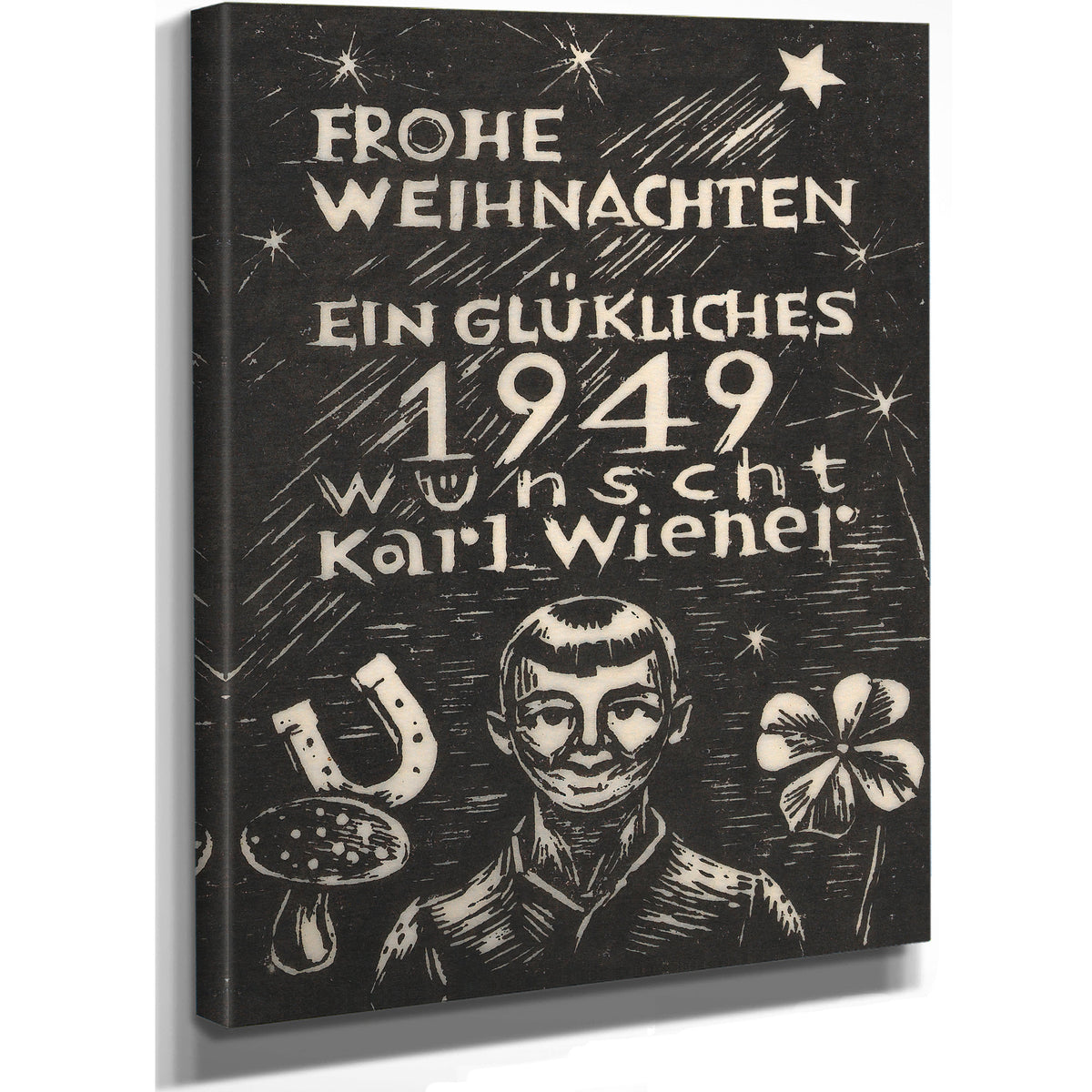 Frohe Weihnachten Ein Gluckliches 1949 By Karl Wiener