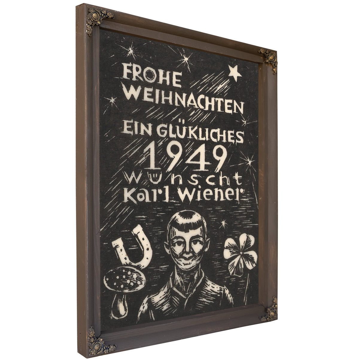 Frohe Weihnachten Ein Gluckliches 1949 By Karl Wiener
