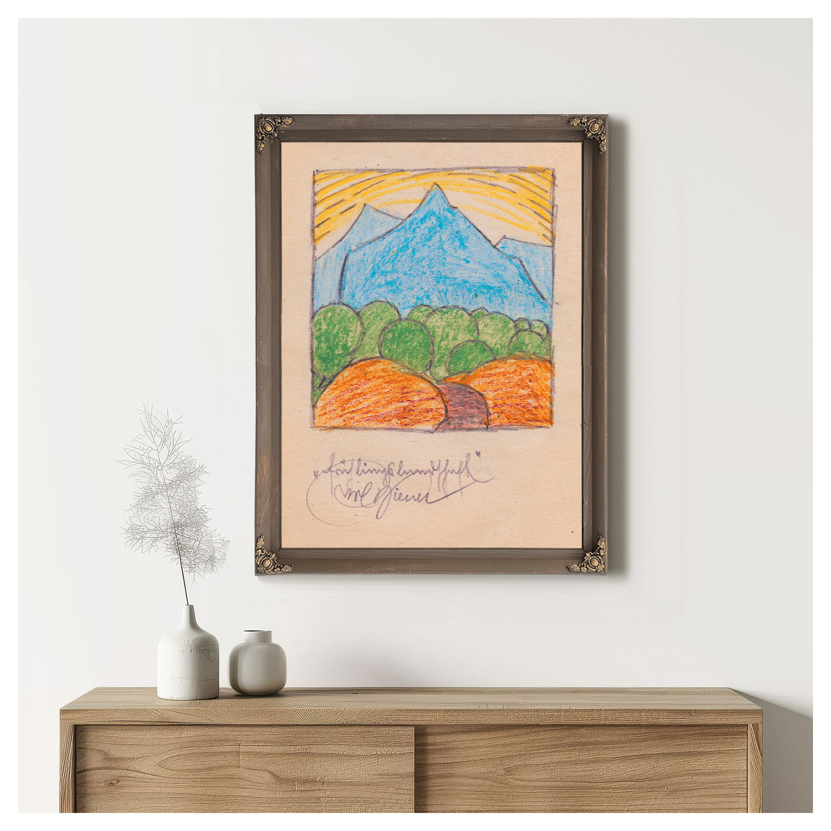 Fruhlingslandschaft Around 1923 02 By Karl Wiener