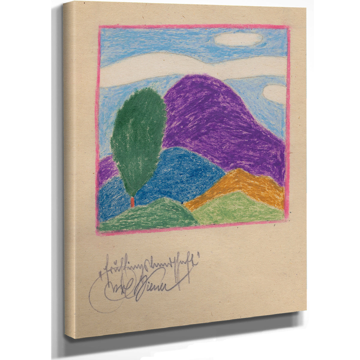 Fruhlingslandschaft Around 1923 By Karl Wiener