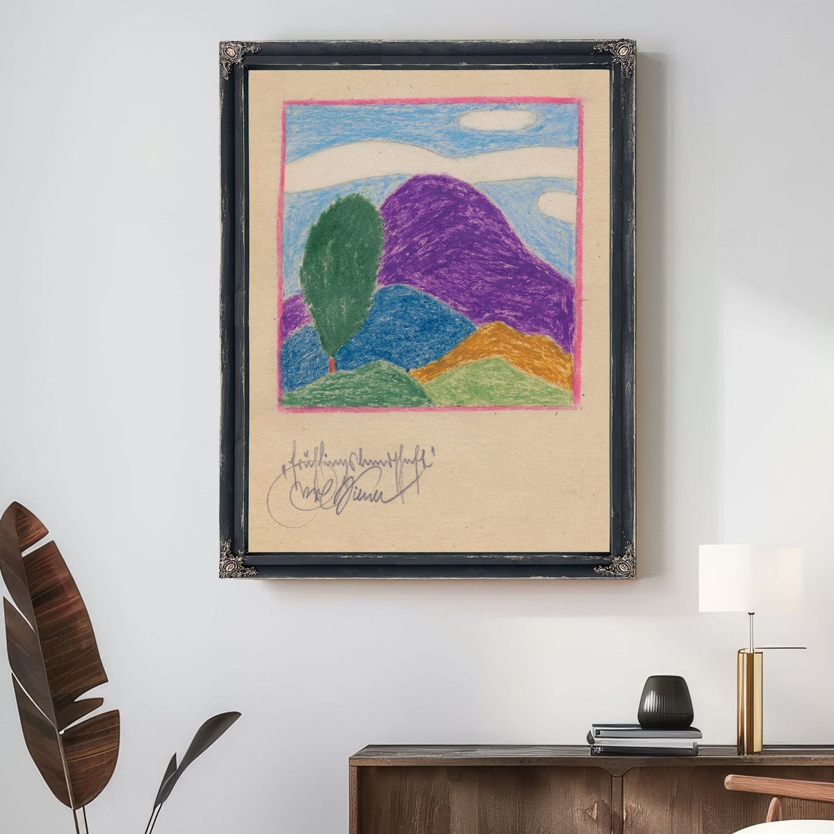 Fruhlingslandschaft Around 1923 By Karl Wiener