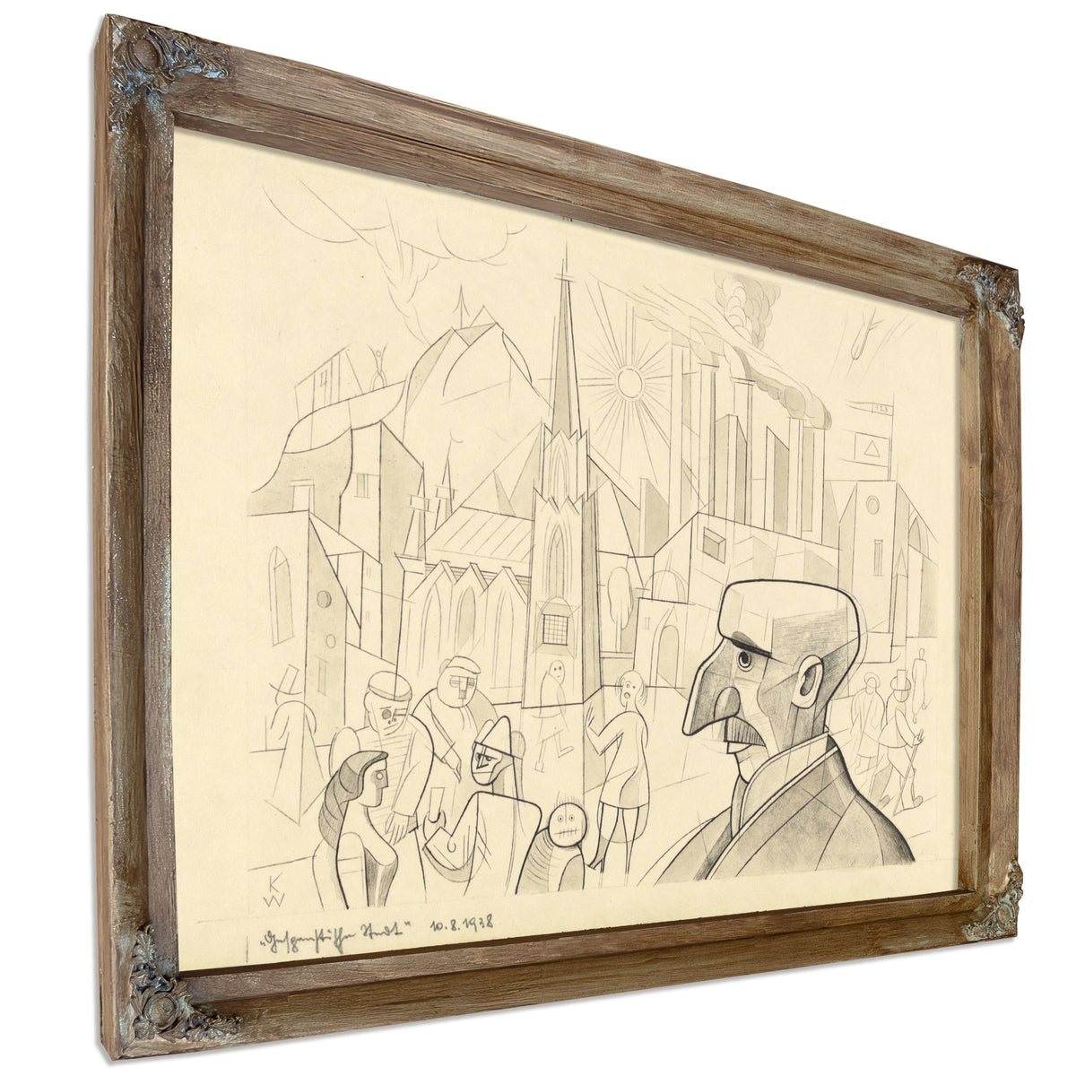 Gespenstische Stadt Around 1935 By Karl Wiener