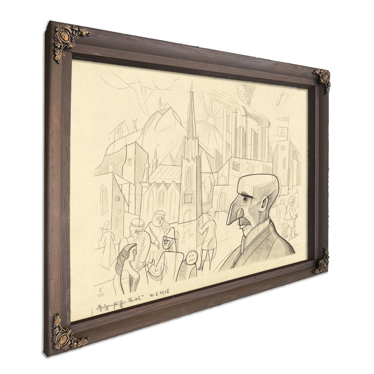 Gespenstische Stadt Around 1935 By Karl Wiener