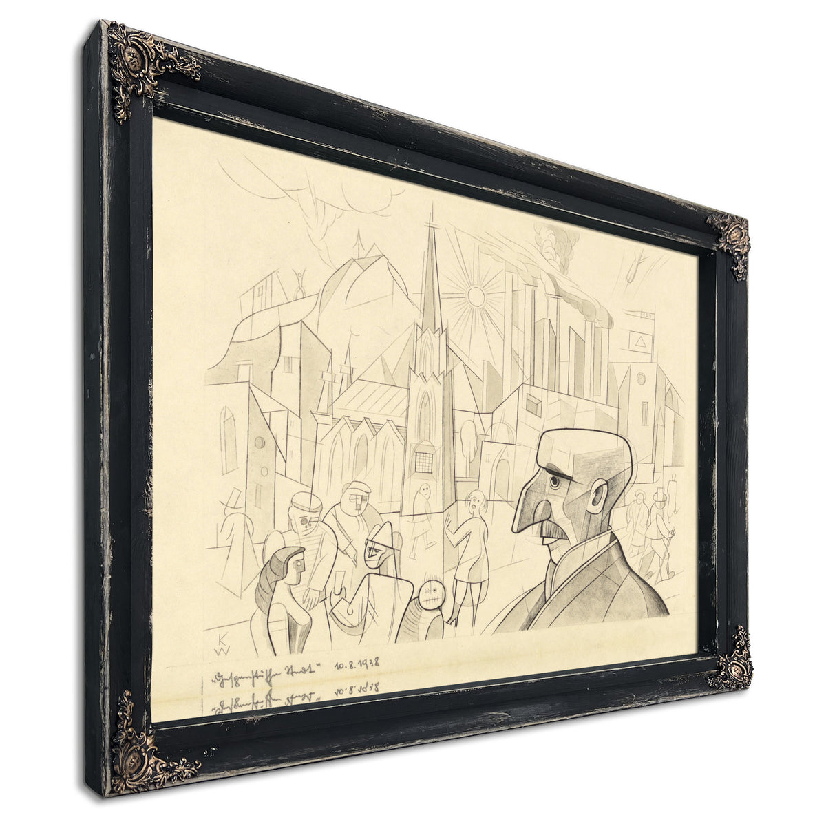 Gespenstische Stadt Around 1935 By Karl Wiener