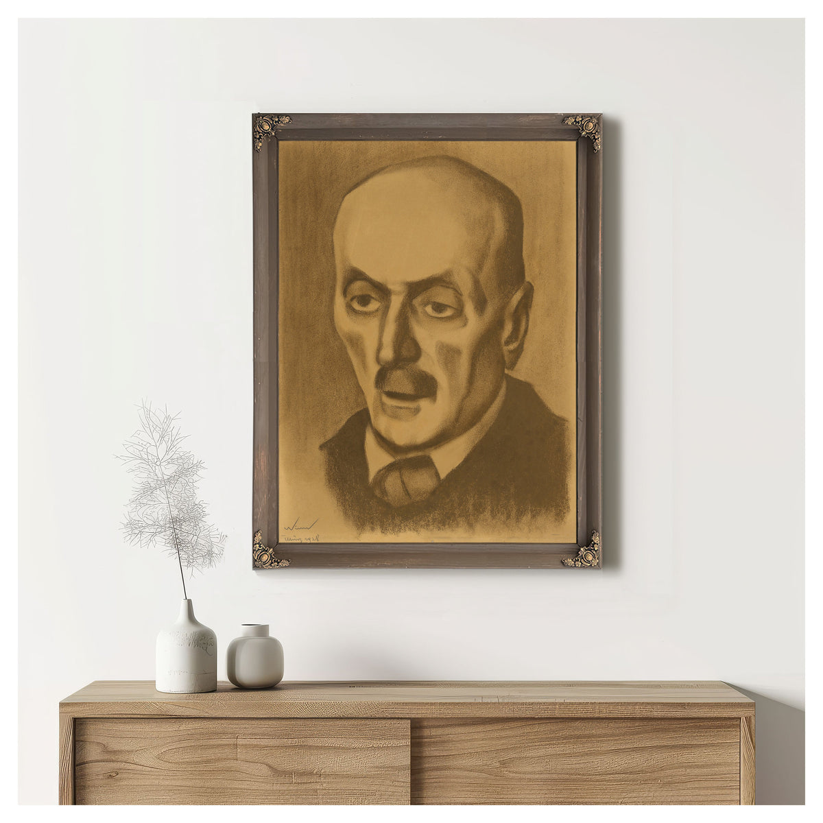 Head an Elderly Man 1928 By Karl Wiener