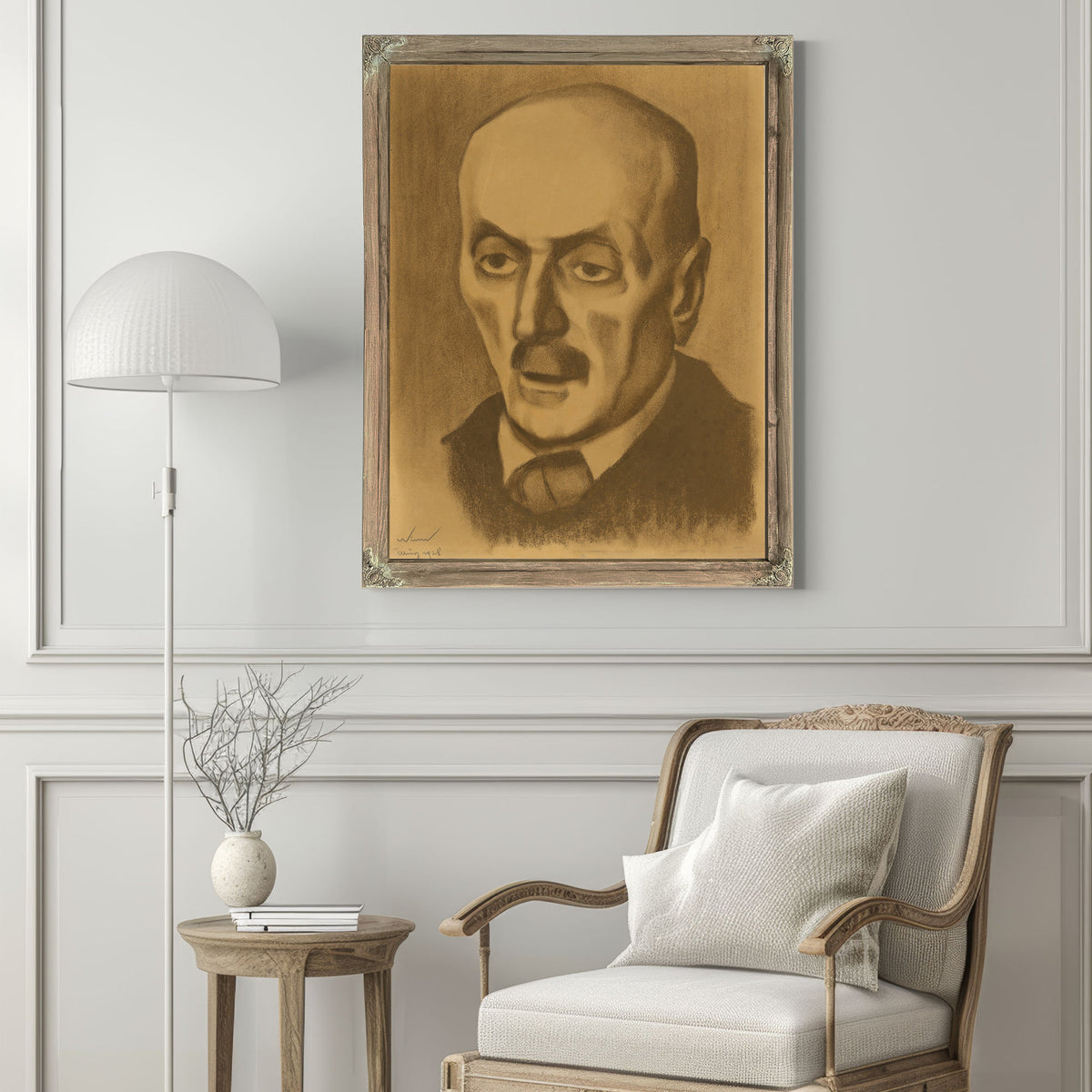 Head an Elderly Man 1928 By Karl Wiener