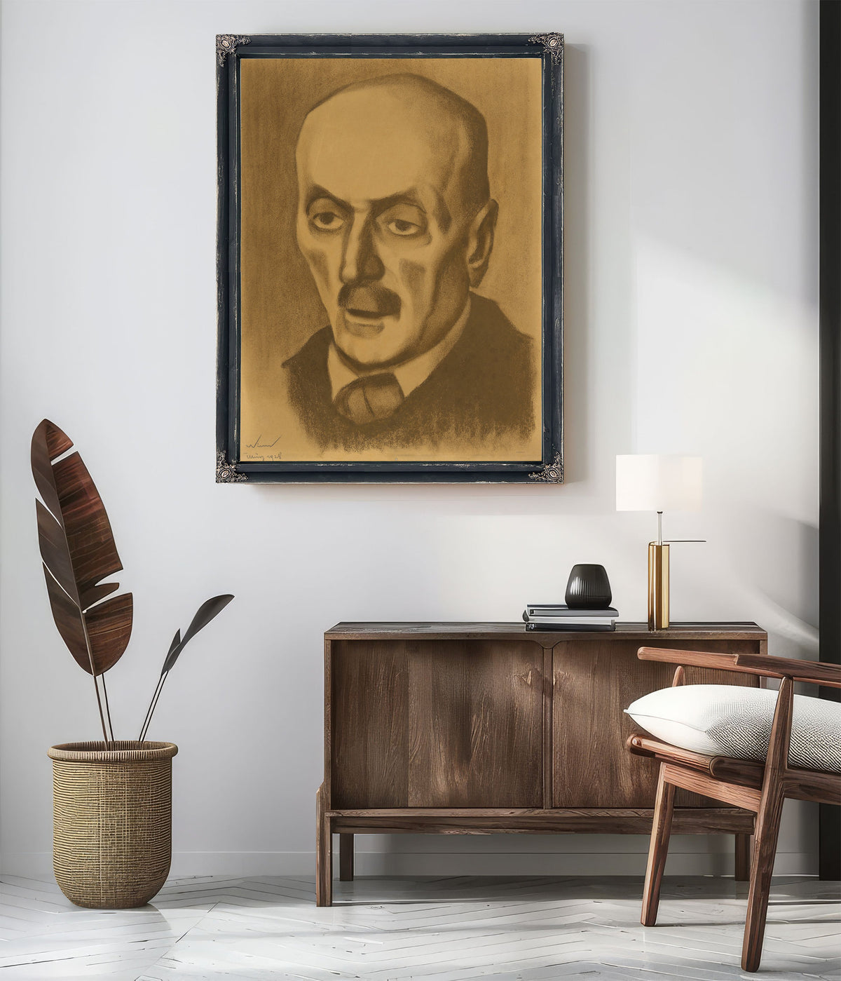 Head an Elderly Man 1928 By Karl Wiener