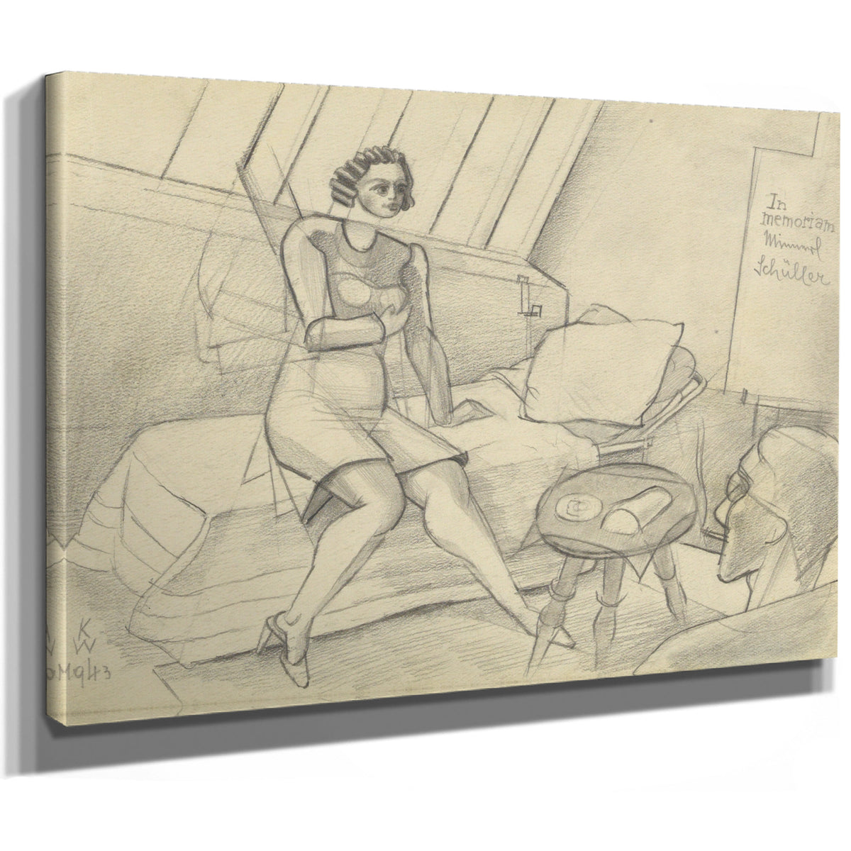 In Memoriam Minnerl Schuller 1942 By Karl Wiener