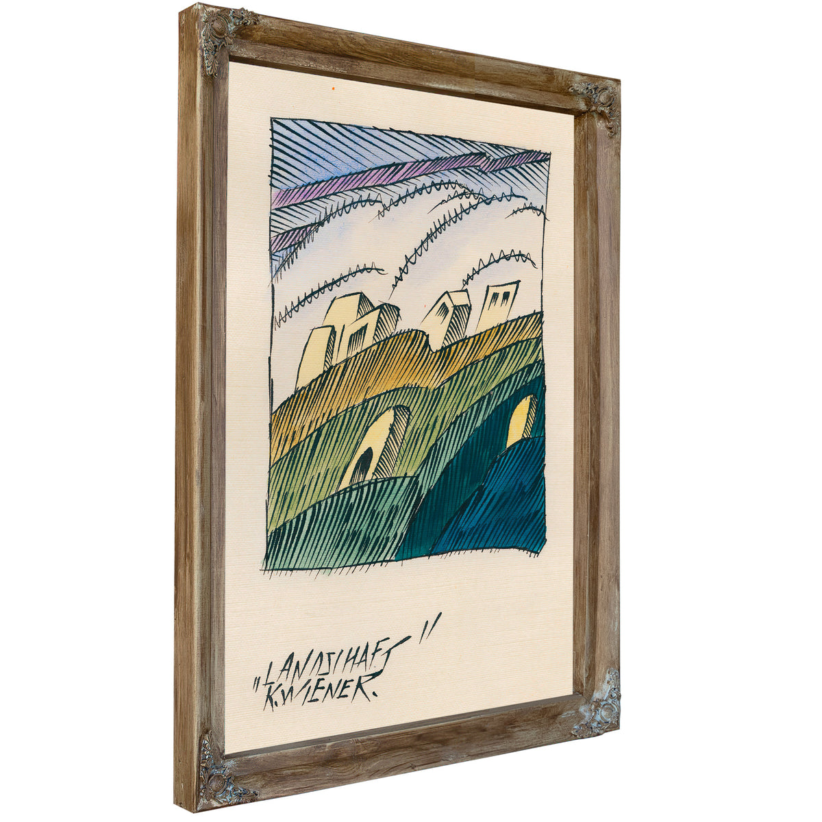 Landschaft Around 1921 By Karl Wiener
