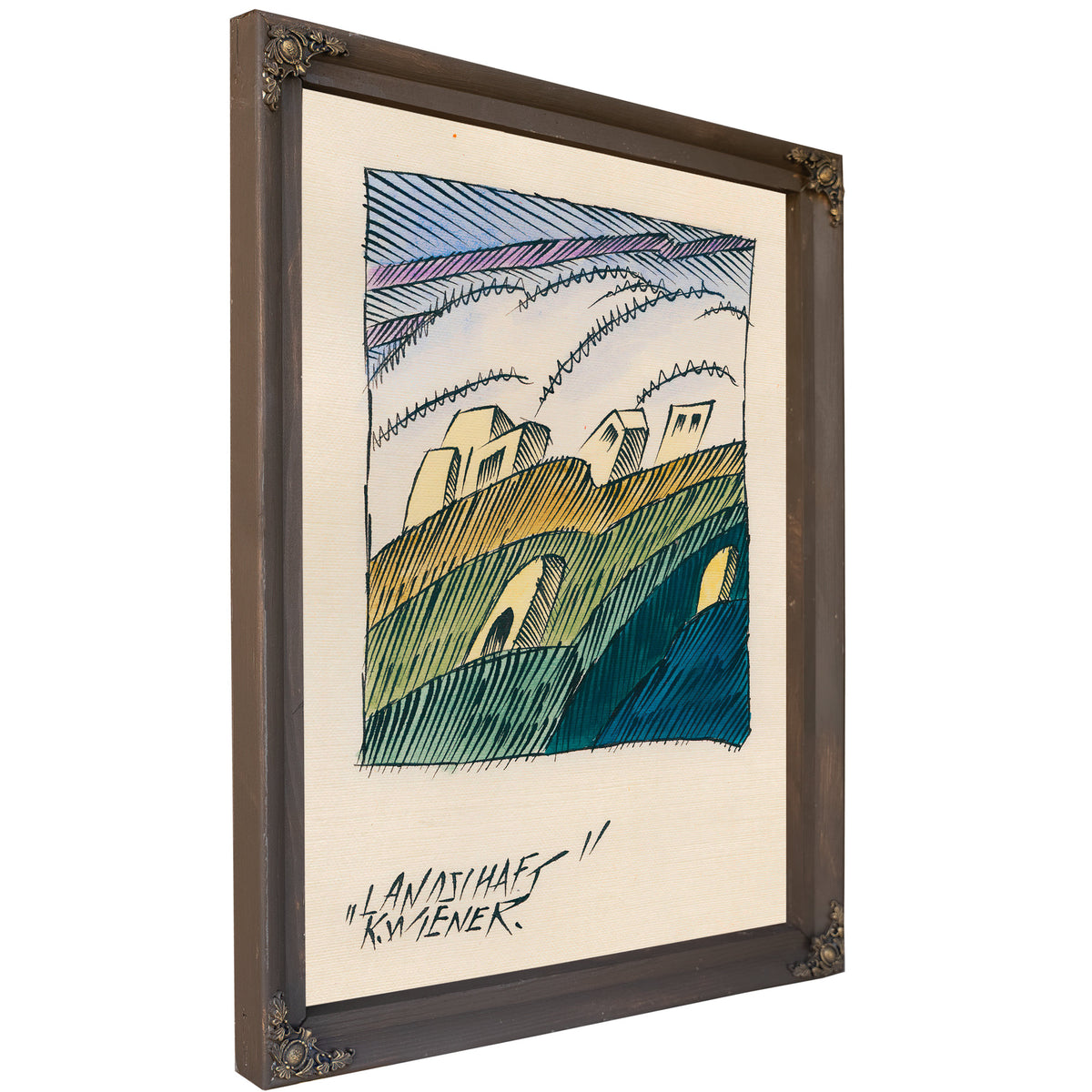 Landschaft Around 1921 By Karl Wiener