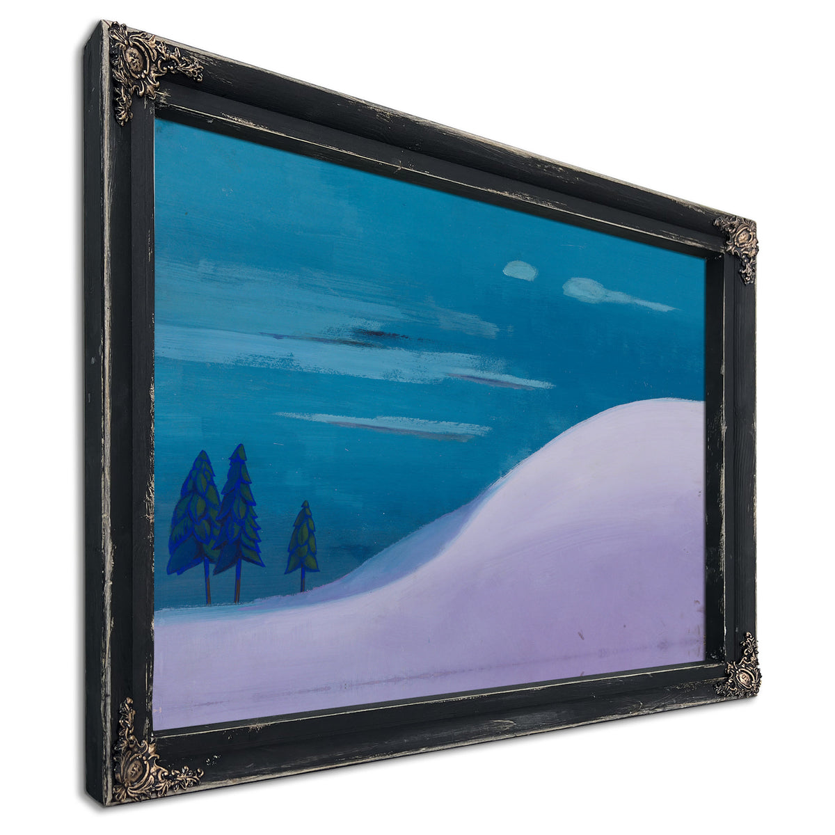 Landschaft Blau Lila 1943 By Karl Wiener