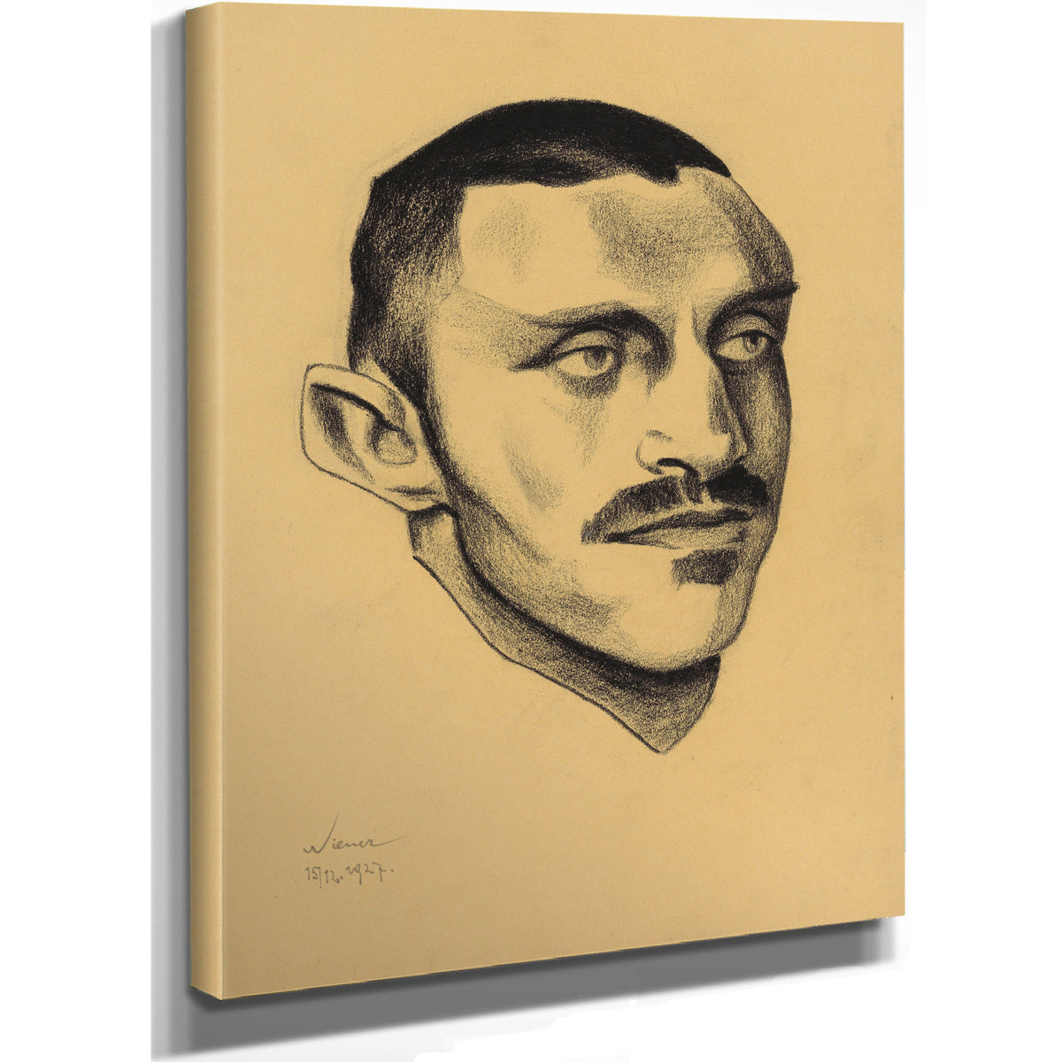 Mannliches Portrat 2 By Karl Wiener
