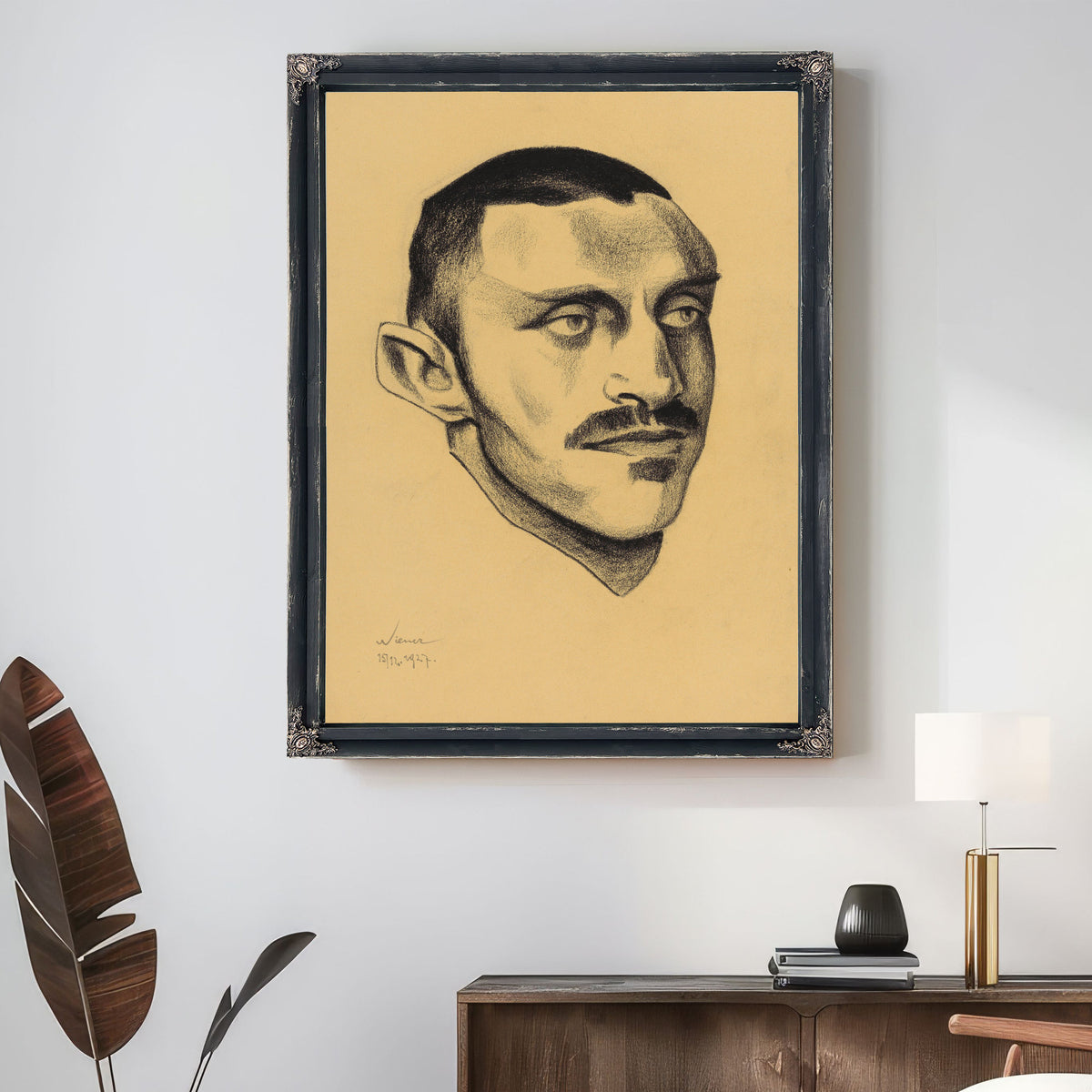 Mannliches Portrat 2 By Karl Wiener