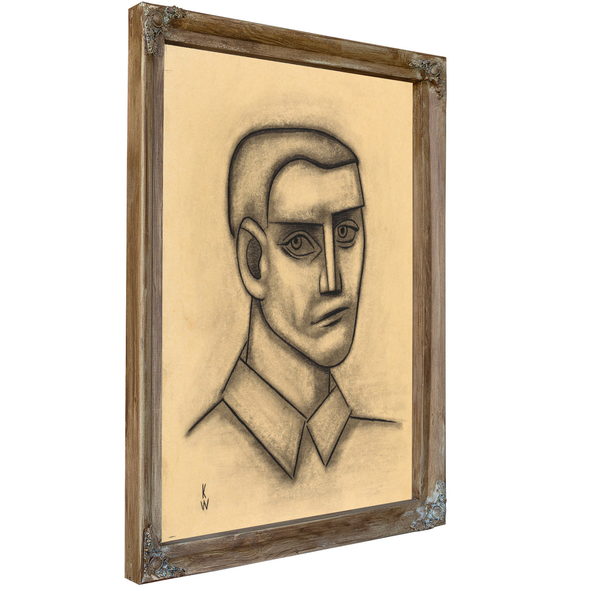 Mannliches Portrat By Karl Wiener