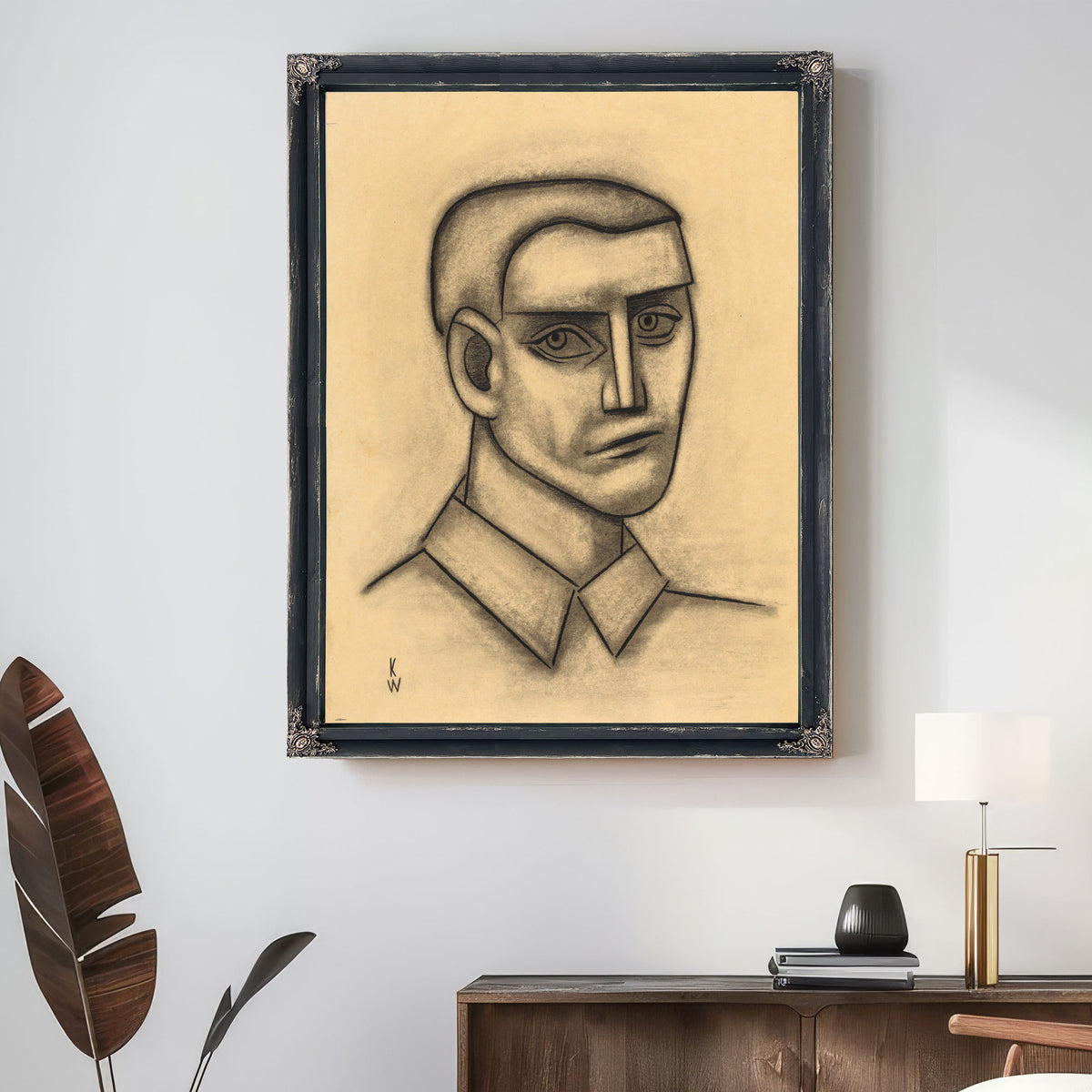 Mannliches Portrat By Karl Wiener