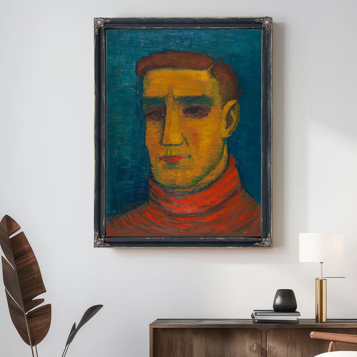 Mannliches Portrat Around 1932 By Karl Wiener