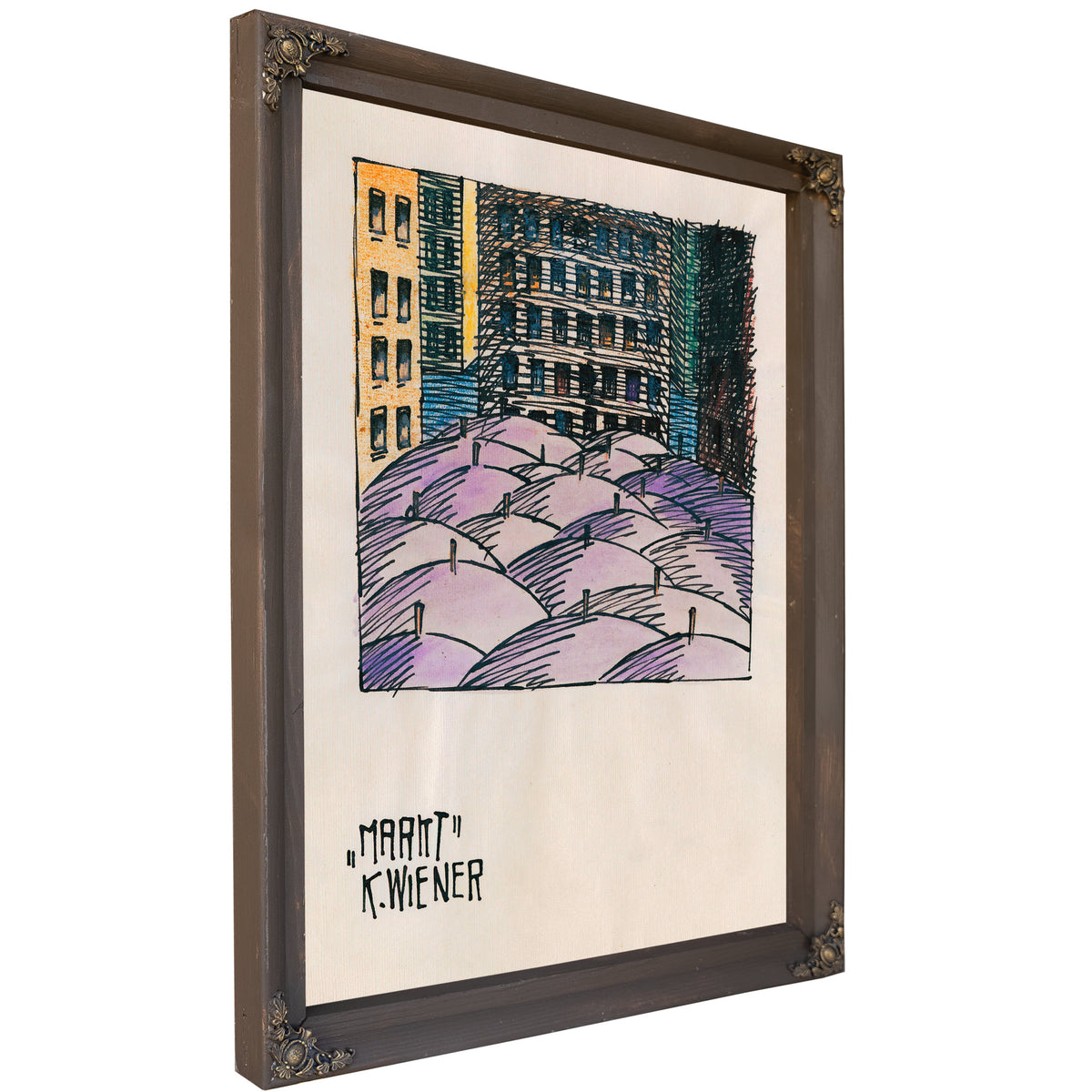Markt Around 1921 By Karl Wiener