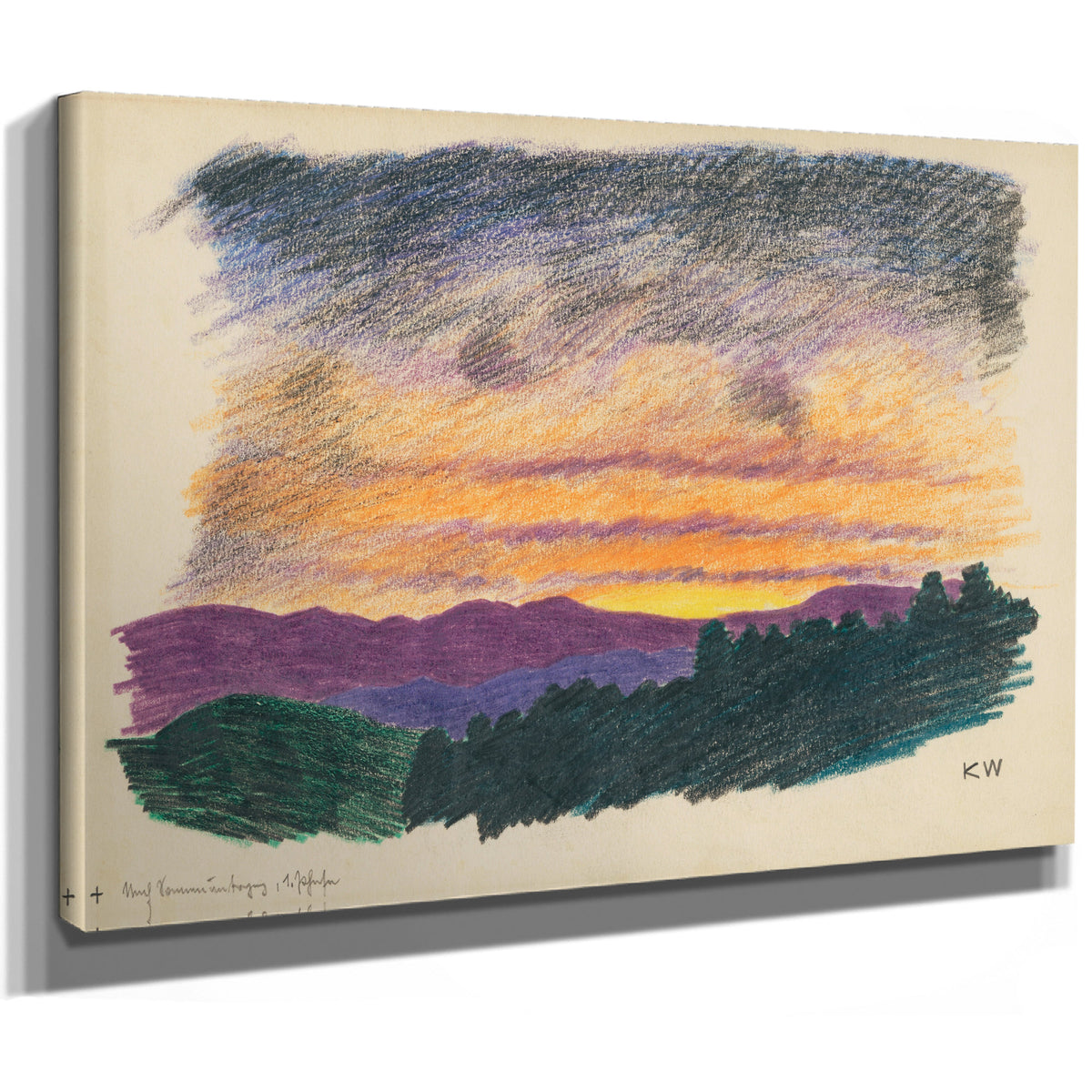 Naturstudie Xli 1924 By Karl Wiener