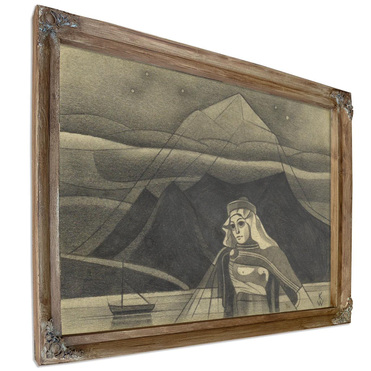 Ohne Titel Aus Die 150 Blatter V 1940 By Karl Wiener