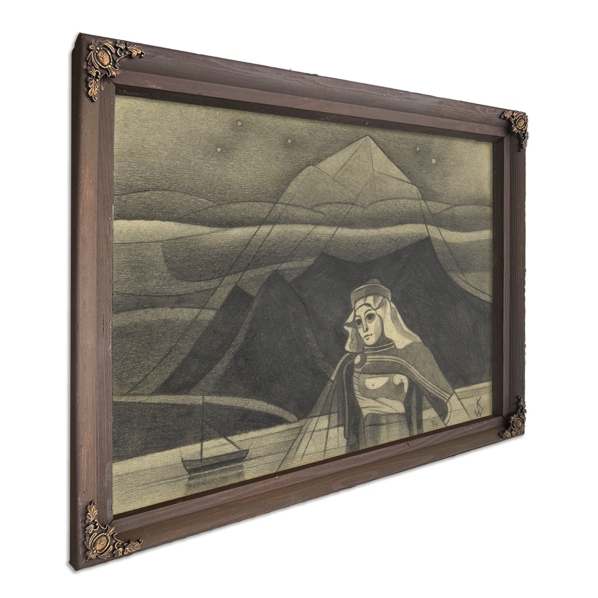 Ohne Titel Aus Die 150 Blatter V 1940 By Karl Wiener