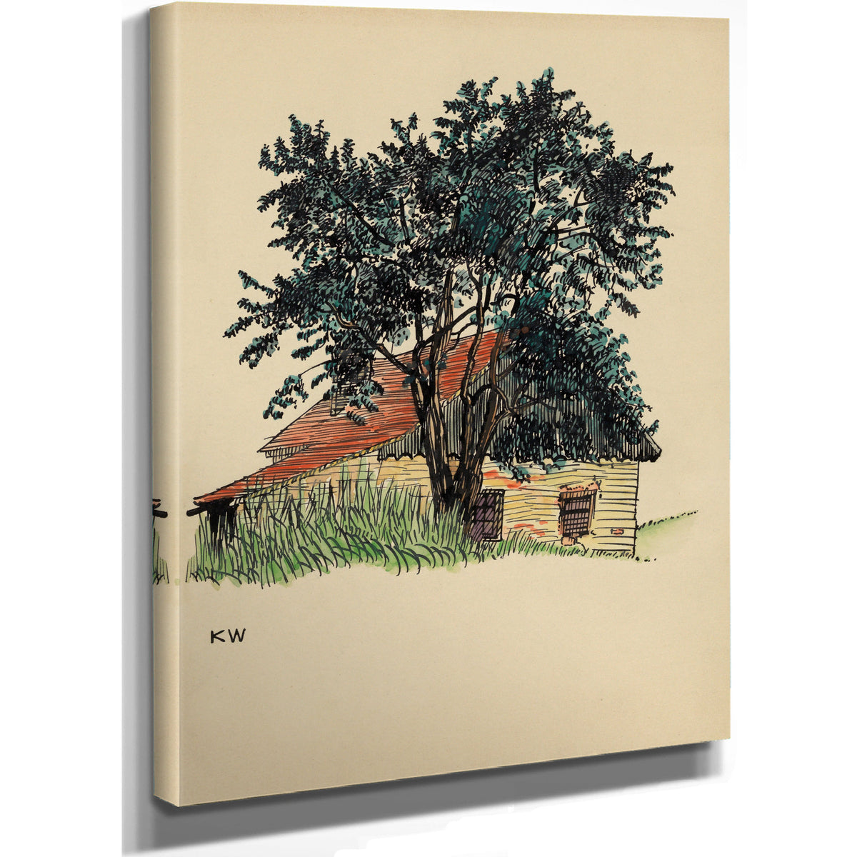 Untitled Bauernhaus 1924 By Karl Wiener