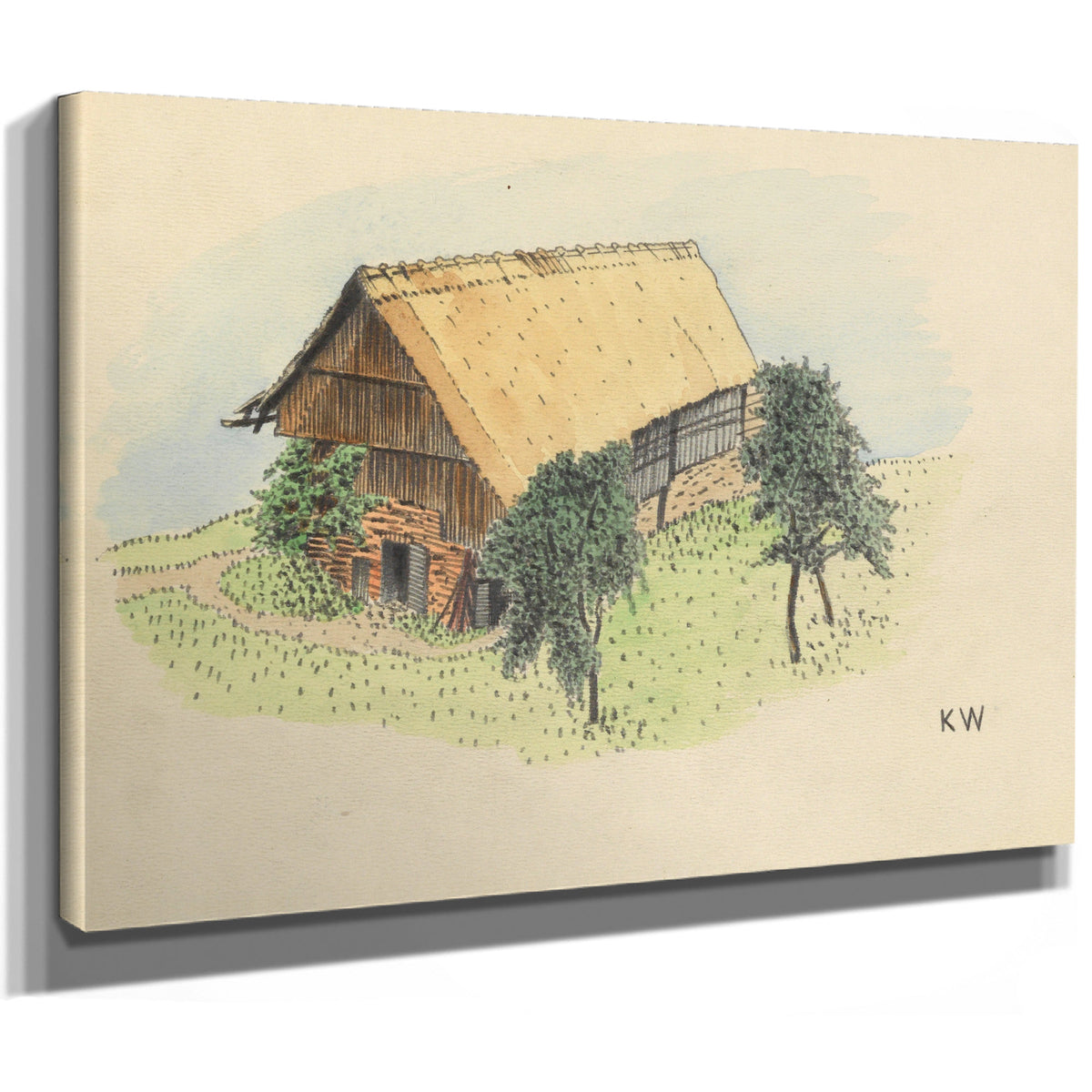 Ohne Titel Bauernhaus Around 1924 02 By Karl Wiener