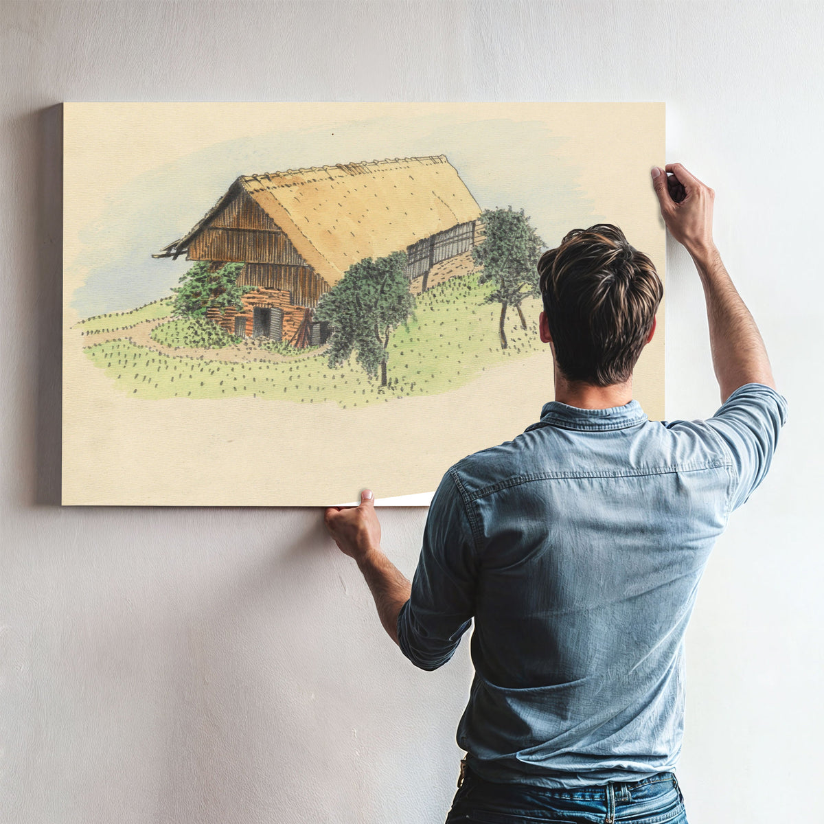 Ohne Titel Bauernhaus Around 1924 02 By Karl Wiener