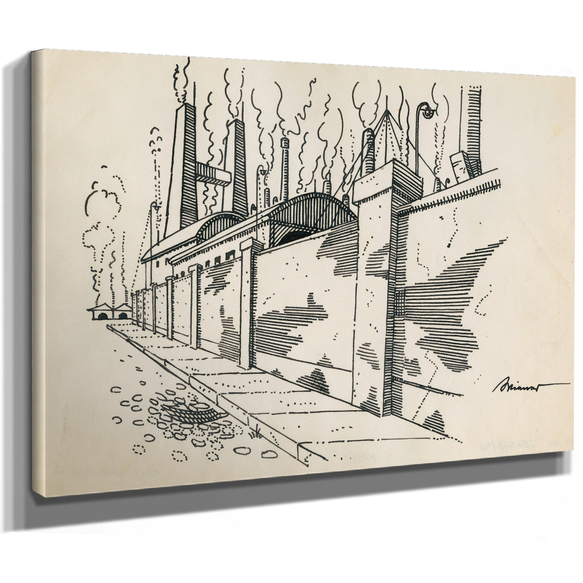Ohne Titel Fabrik Mit Rauchenden By Karl Wiener