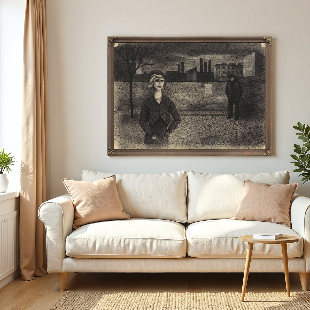 Ohne Titel Frau Mann By Karl Wiener