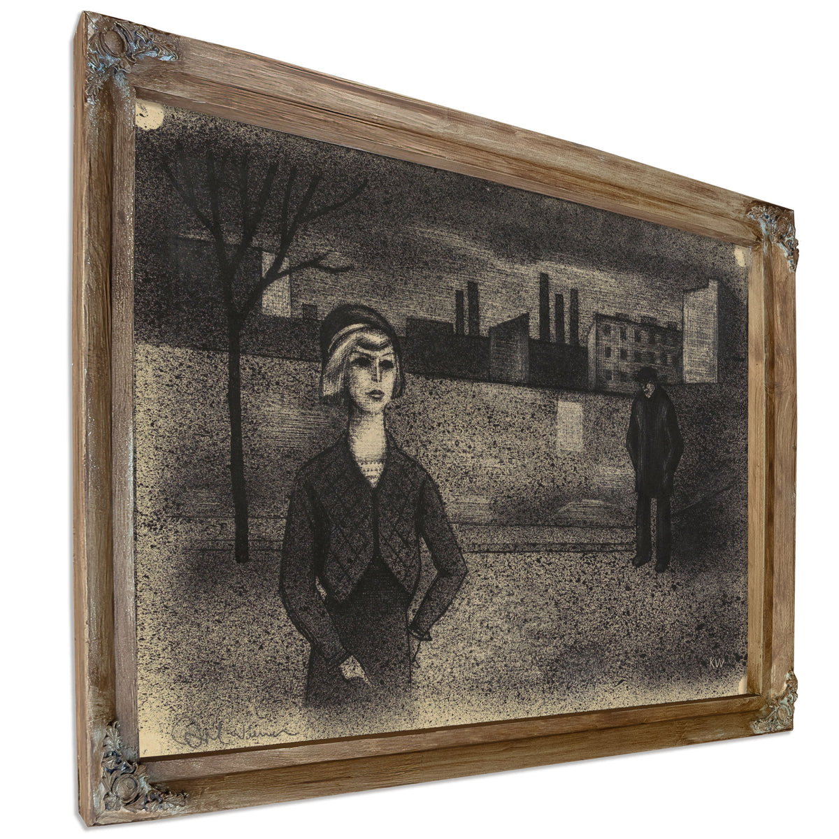 Ohne Titel Frau Mann By Karl Wiener