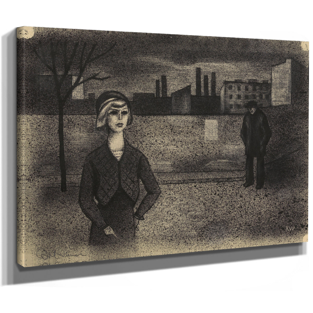Ohne Titel Frau Mann By Karl Wiener