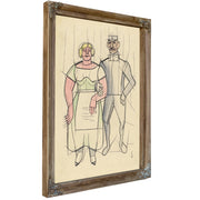 Untitled Frau Und Mann Around 1933 By Karl Wiener