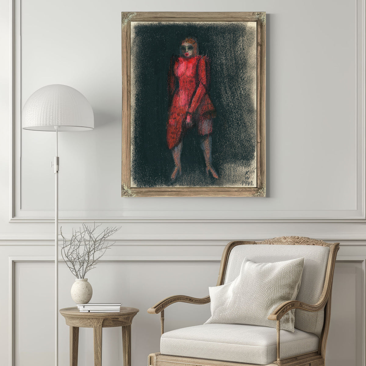 Untitled Frauenfigur 1942 By Karl Wiener