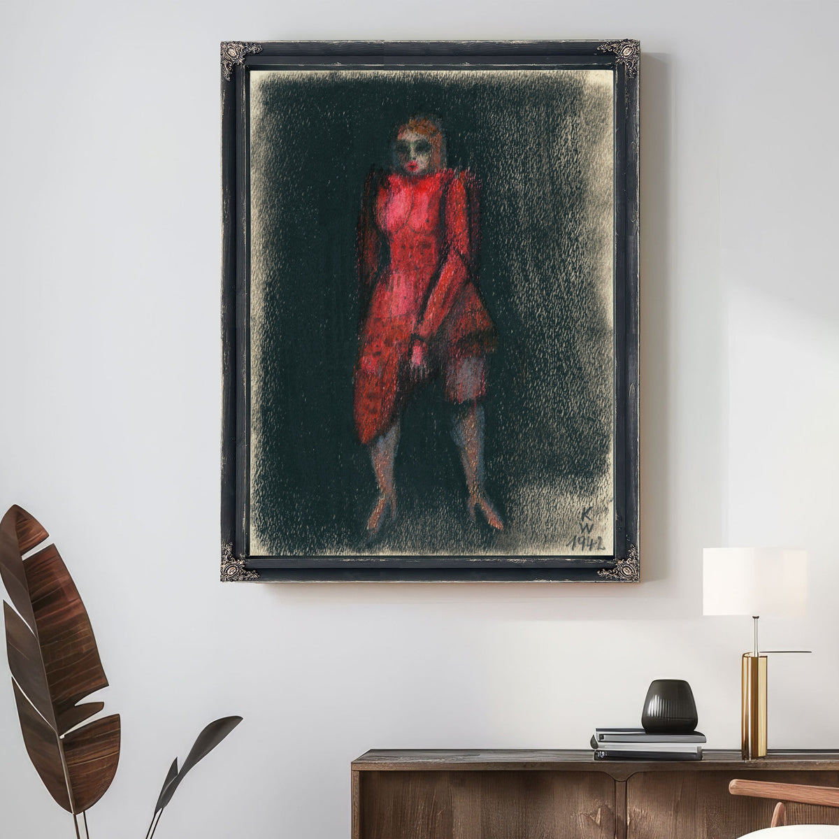 Untitled Frauenfigur 1942 By Karl Wiener