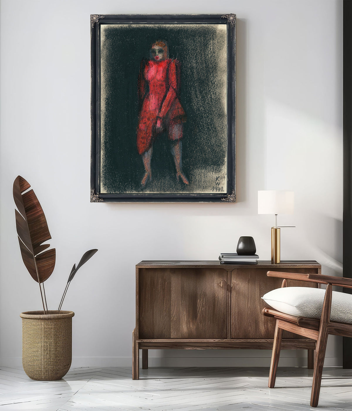 Untitled Frauenfigur 1942 By Karl Wiener