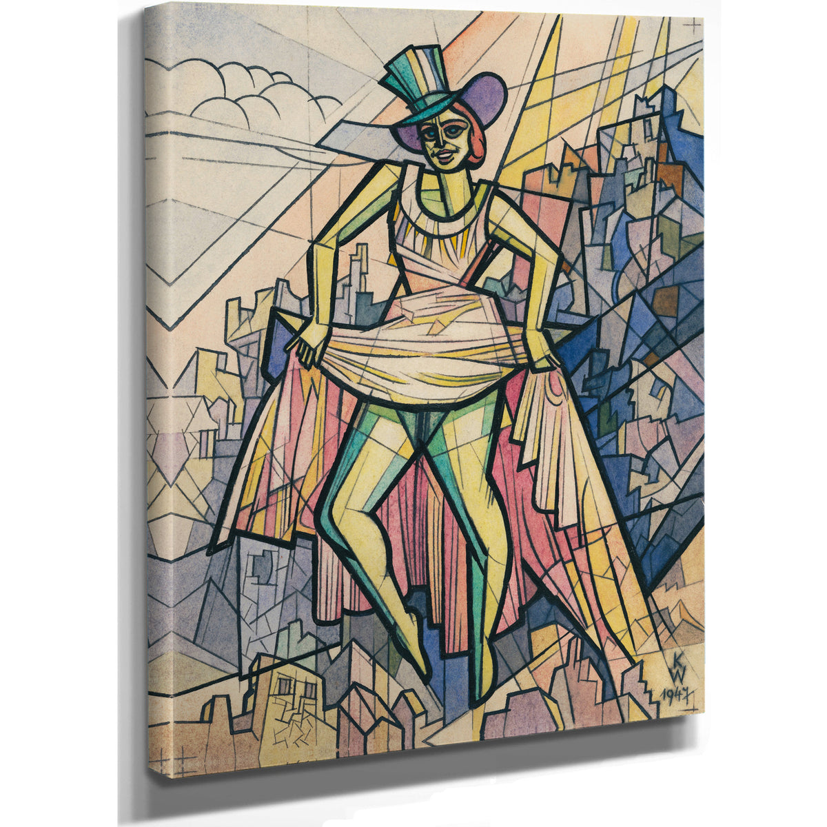 Untitled Frauenfigur 1947 By Karl Wiener