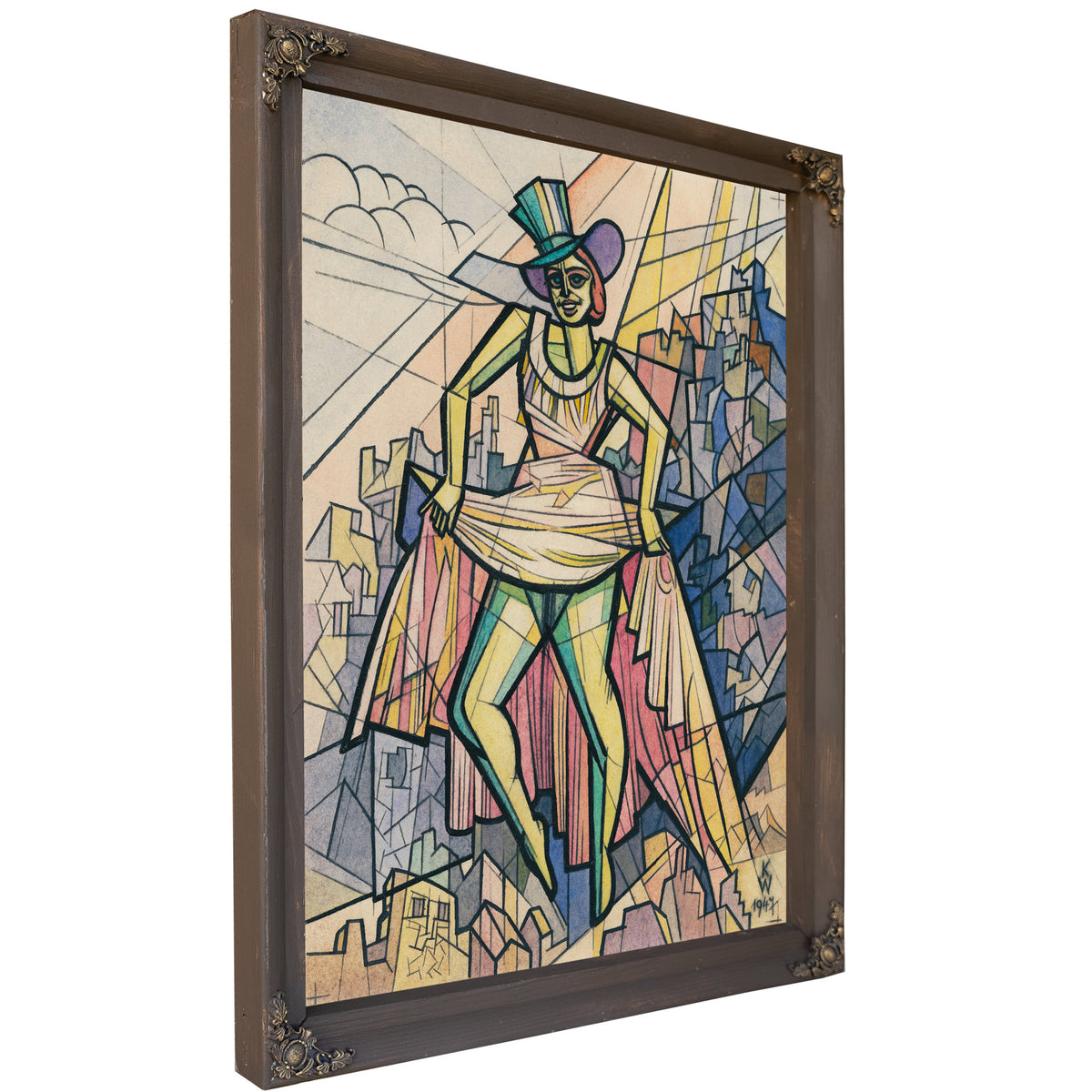 Untitled Frauenfigur 1947 By Karl Wiener