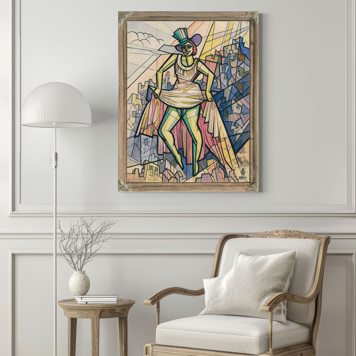 Untitled Frauenfigur 1947 By Karl Wiener