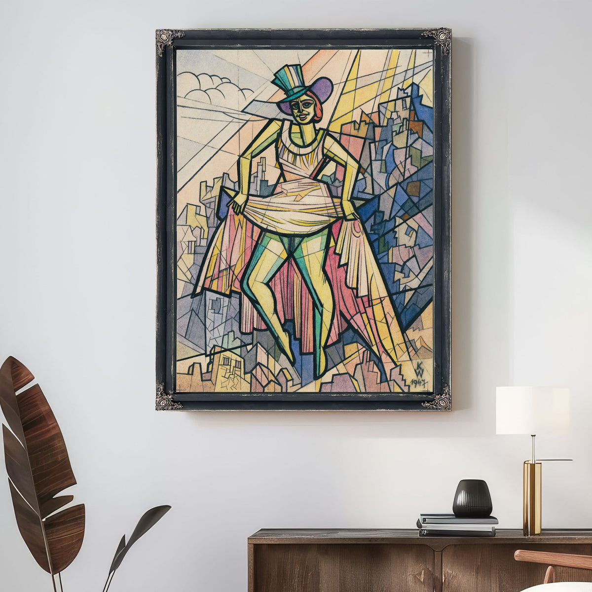 Untitled Frauenfigur 1947 By Karl Wiener