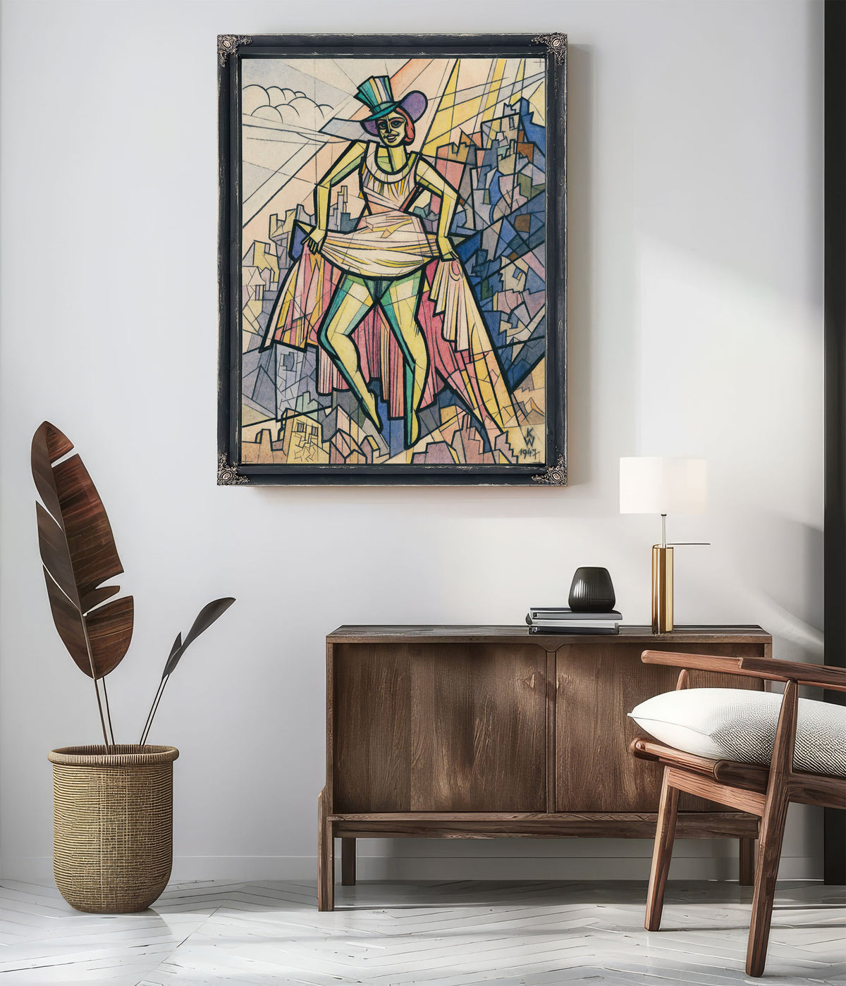 Untitled Frauenfigur 1947 By Karl Wiener