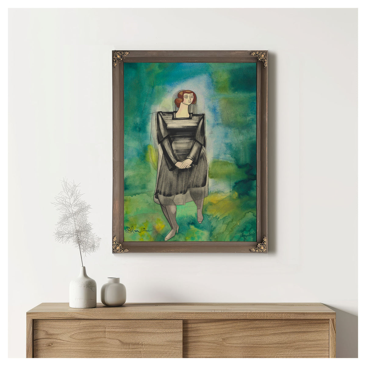 Untitled Frauenfigur Ca 1940 By Karl Wiener