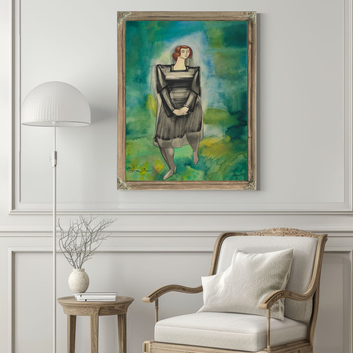 Untitled Frauenfigur Ca 1940 By Karl Wiener