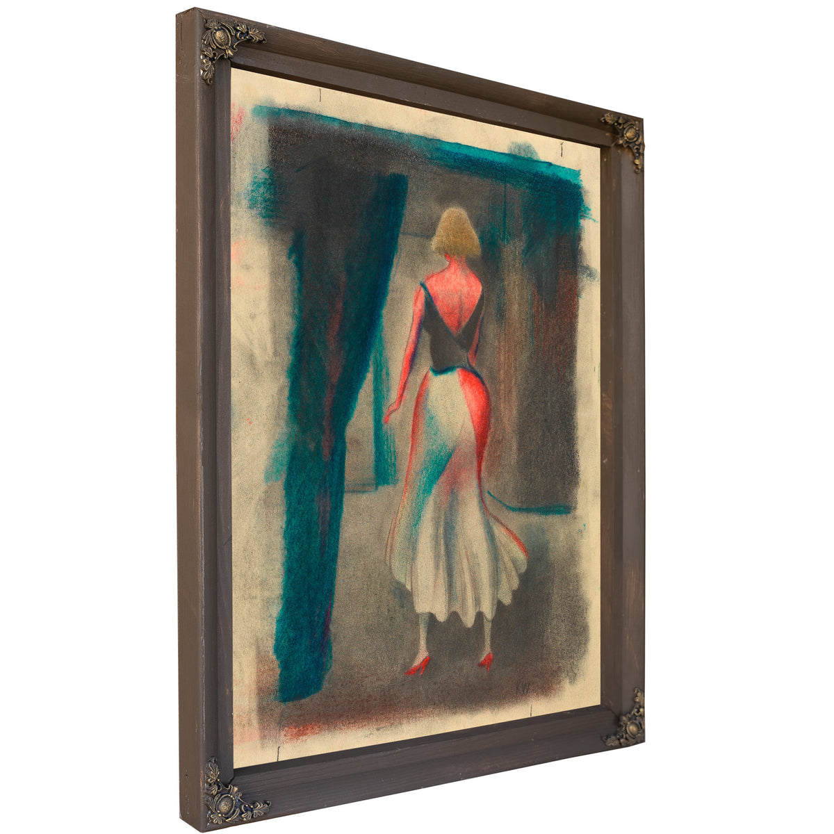 Untitled Frauenfigur Ruckenansicht By Karl Wiener