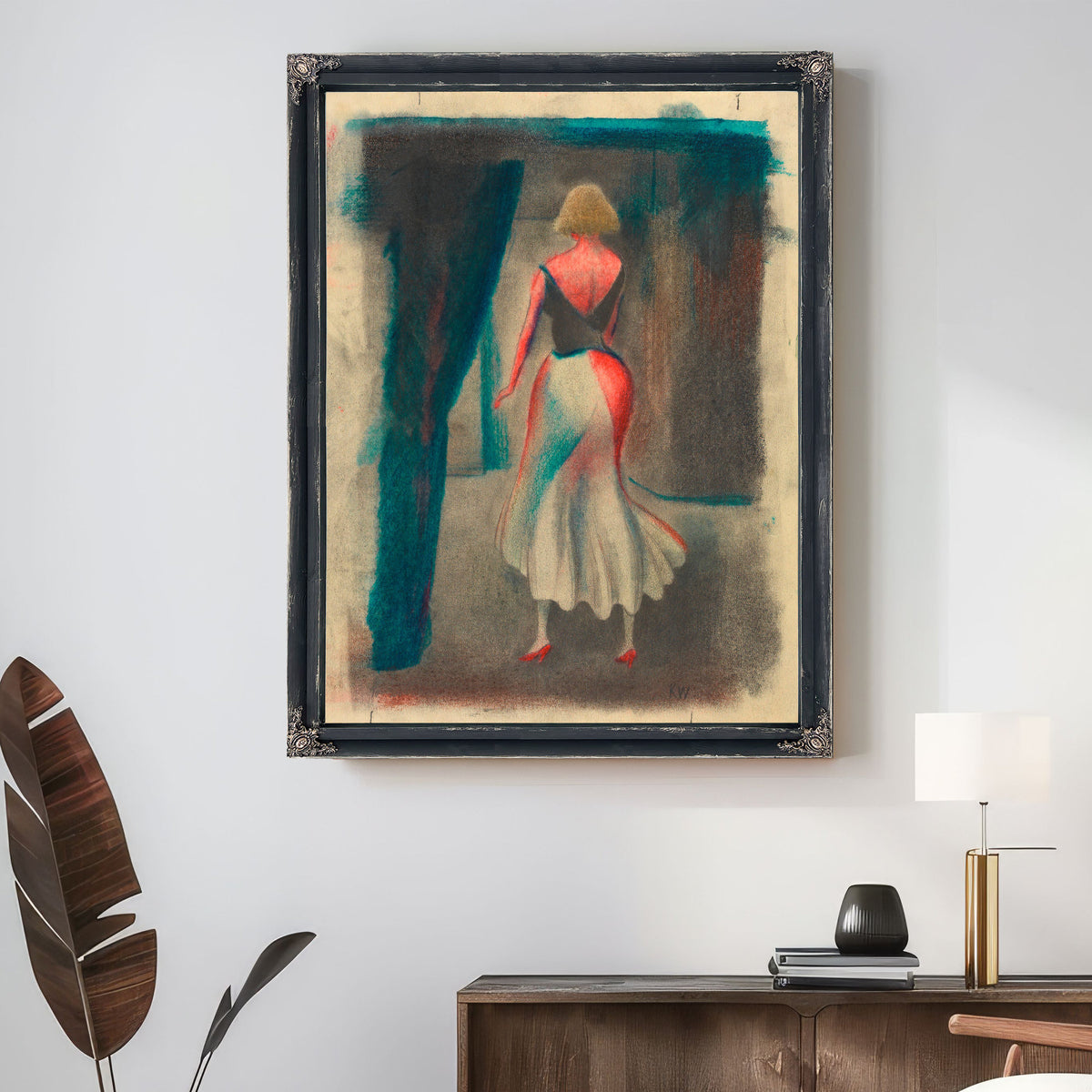 Untitled Frauenfigur Ruckenansicht By Karl Wiener