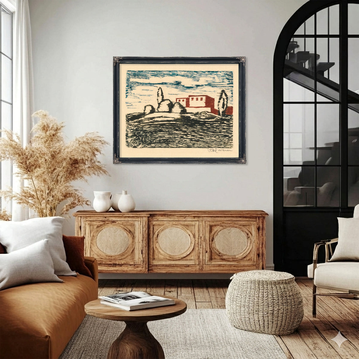 Ohne Titel Haus Landschaft Around 1930 By Karl Wiener