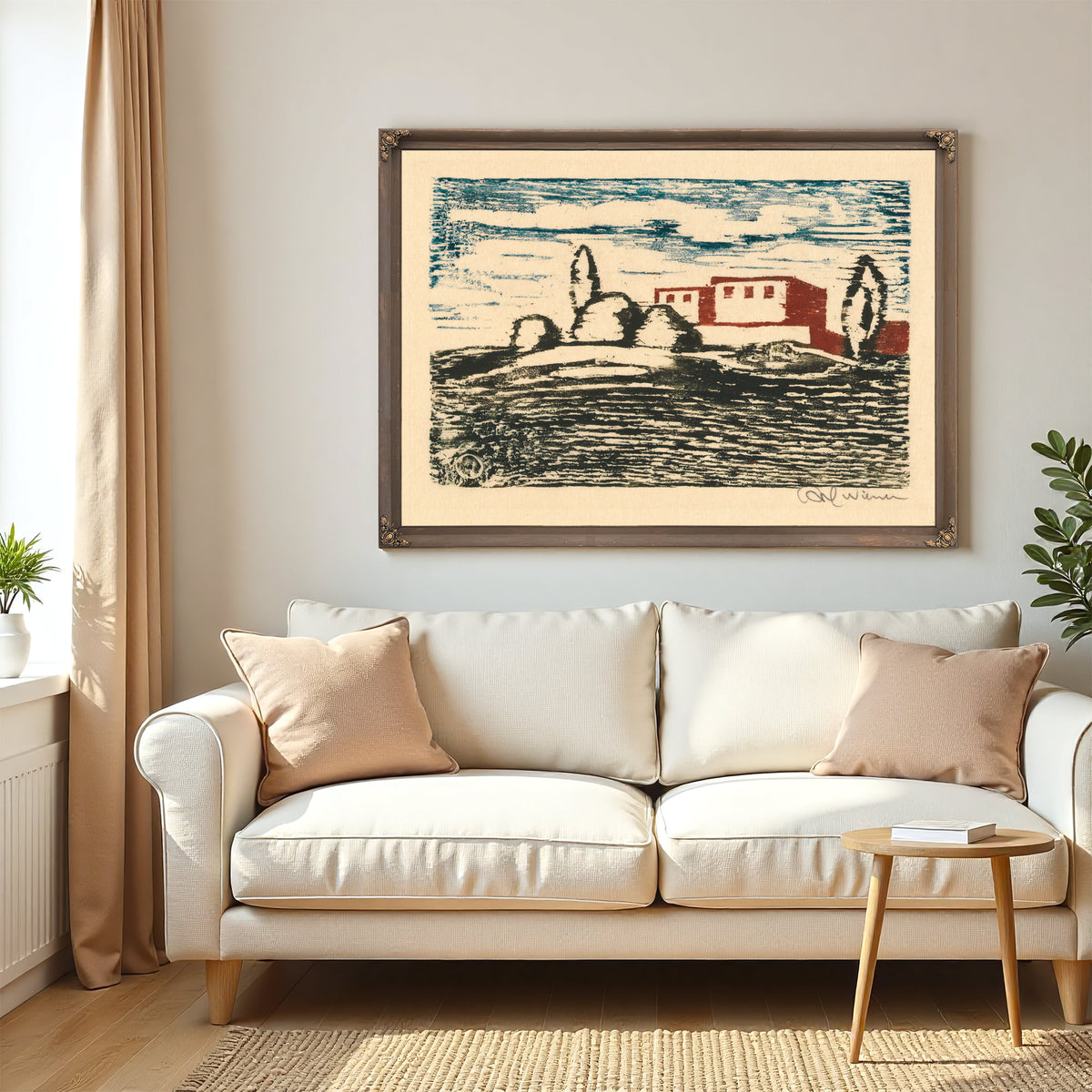 Ohne Titel Haus Landschaft Around 1930 By Karl Wiener
