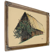 Ohne Titel Holzscheune Around 1924 By Karl Wiener