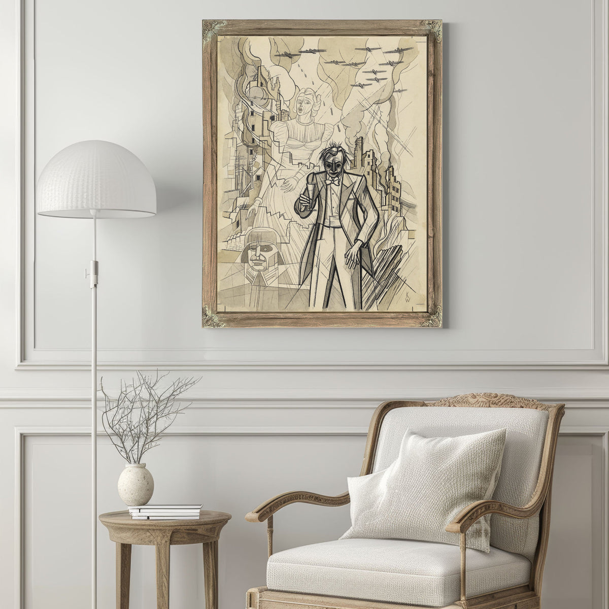 Untitled Kriegsgroteske Around 1941 By Karl Wiener