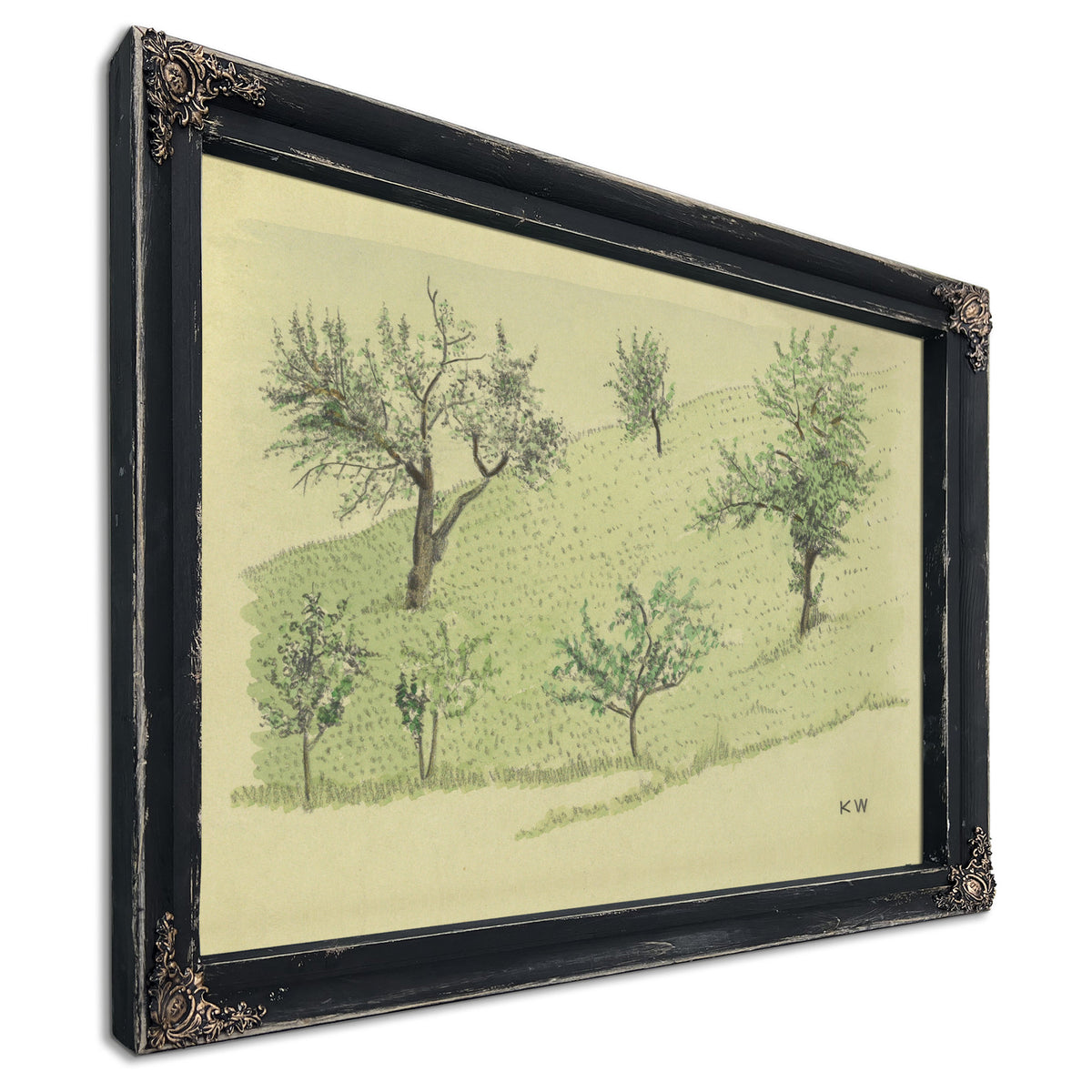 Ohne Titel Laubbaume Auf Hugel Around By Karl Wiener